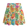 thumbnail image 2 of HELLHERO with Pockets Athletic Skort for Golf Tennis, Floral Print Polyester Spandex Blend High Waisted Golf Skirts Built-in Shorts, 2 of 9