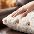 thumbnail image 3 of 2pcs Halloween Pillows,Halloween Decorations Pillow Covers 18x18 inch Ghost&Pumpkin Throw Pillow Cases Soft Plush Faux Fur Wool Decorative Living Room Case,Fall Decor,Pumpkin Decor, 3 of 6
