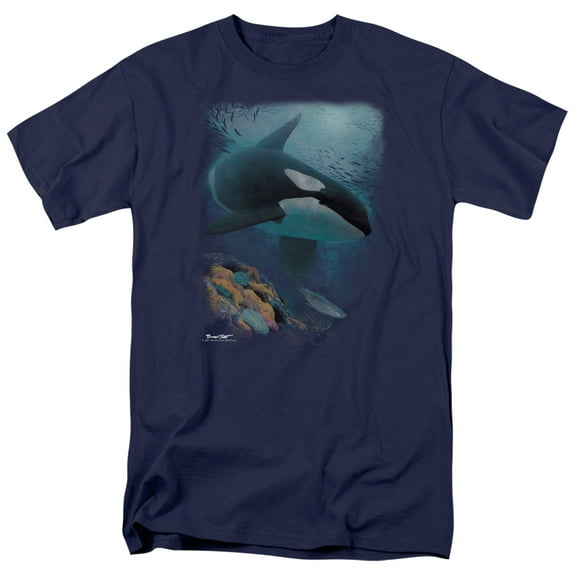 Wildlife - Salmon Hunter Orca - Short Sleeve Shirt - Small