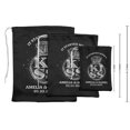 thumbnail image 3 of Darling Souvenir Black It Started With A Kiss Wedding Favor Custom Party Supplies&nbsp;Drawstring Pouches&nbsp;Favor Bags 15 Pieces, 3 of 5