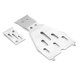thumbnail image 1 of Racing Stainless Steel Skid Plate Chassis Guard Chassis Armor Upgrades Parts for 1/10, 1 of 5