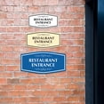 thumbnail image 3 of Signs ByLITA Fancy Restaurant Entrance Sign (Brushed Gold) - Medium, 3 of 8