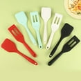 thumbnail image 4 of Heat Resistant Nonstick 8 in Silicone Kitchen Spatula (2 Count) G7X1 T8E9 C, 4 of 9