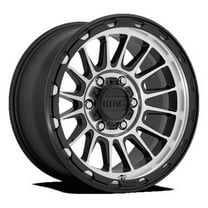 KMC Aluminum Rim KM542 IMPACT 17X8in Satin Black Machined Finish, KM54278012535