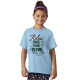 thumbnail image 4 of Relax Take Your Thyme Gardening Pun Girls Kids T Shirt Tees Teen Brisco Brands L, 4 of 6