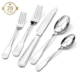 Pioneer Woman Colette Satin 20 piece Flatware Set - Walmart.com