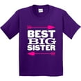 thumbnail image 3 of Inktastic Best Big Sister Youth T-Shirt, 3 of 5