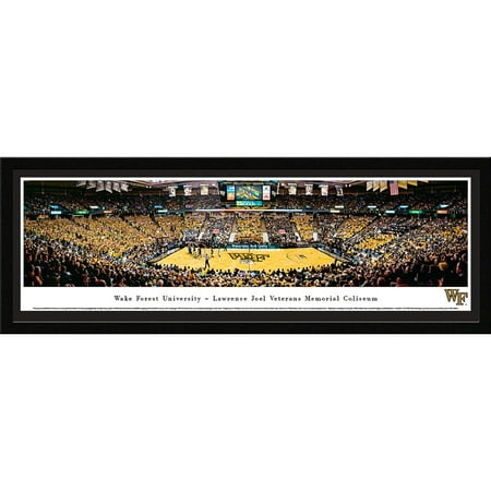 - Wake Forest Demon Deacons Basketball at Lawrence Joel Veterans Memorial Coliseum - Blakeway Panoramas NCAA College Print with Select Frame and Single Mat