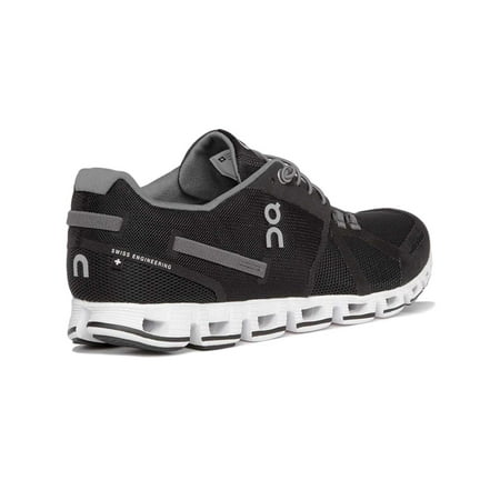 on cloud shoes white with black laces