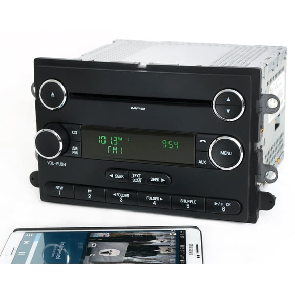 Restored Ford Taurus X 2008-09 AM FM mp3 CD Radio With Bluetooth Upgrade 8F9T-18C869-FB (Refurbished)