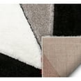 thumbnail image 3 of Well Woven Walker Red Triangle Boxes Thick Soft Plush 3D Textured Shag Area Rug 8x10 (7'10" x 9'10"), 3 of 7