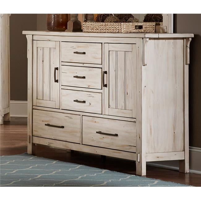 Benzara Bm181856 Distressed Wooden Dresser With 5 Drawers 44