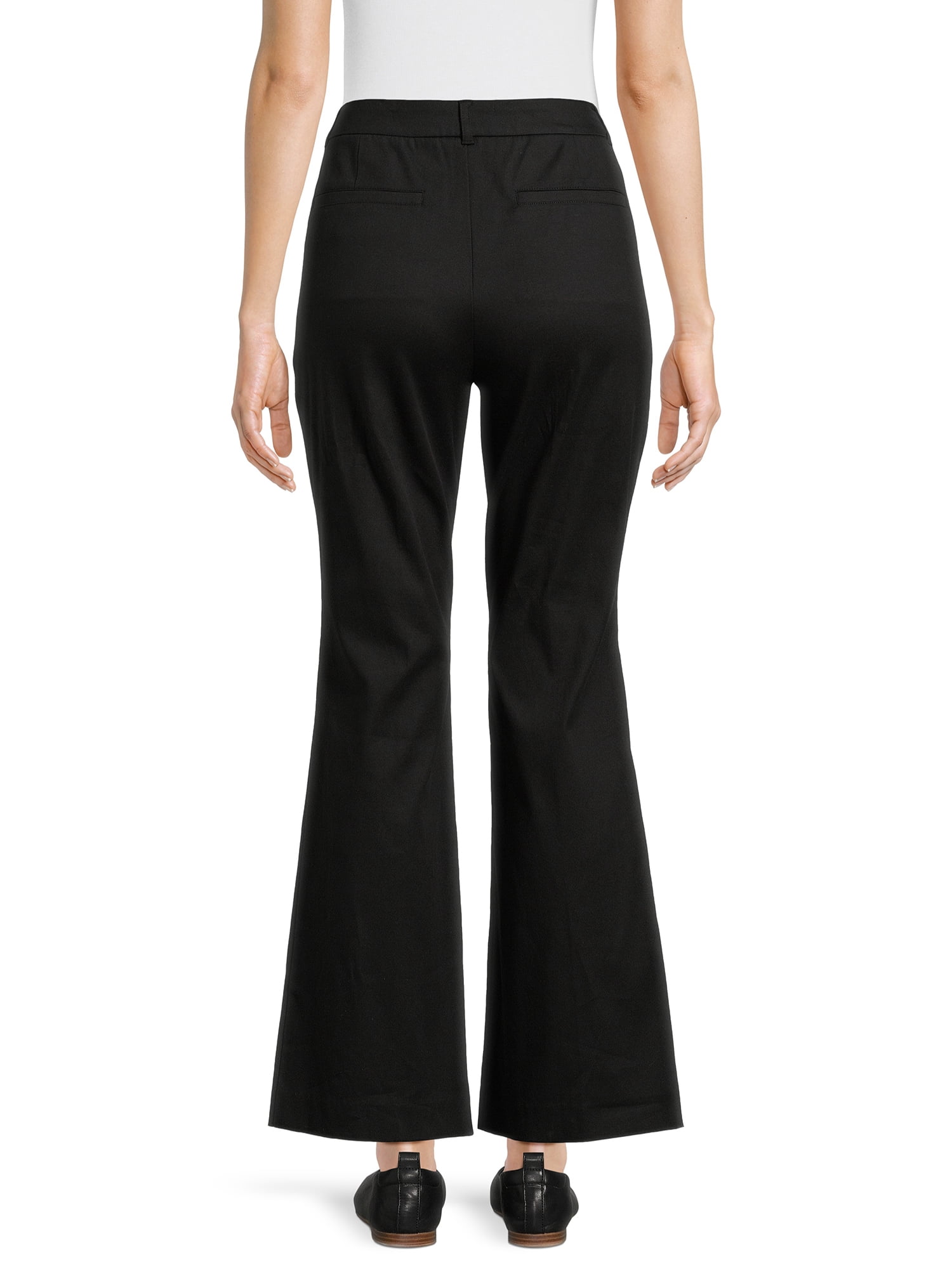 Time and Tru Women's Stretch Flare Pant, 32" Inseam, Sizes 2-20