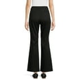 thumbnail image 4 of Time and Tru Women's Stretch Flare Pant, 32" Inseam, Sizes 2-20, 4 of 6