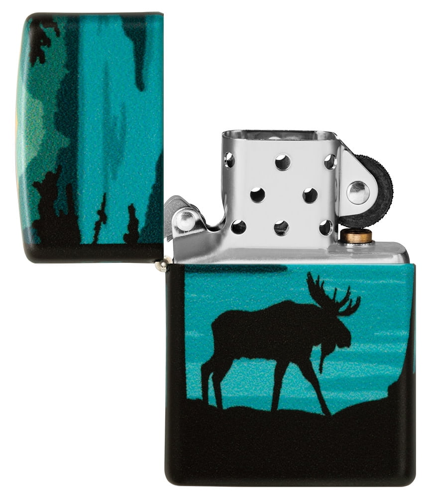 Zippo Moose Landscape 540 Color Design Pocket Lighter