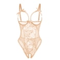 thumbnail image 2 of Sexyfree Lingerie for Women One Piece Bodysuit Sexy Lace Crotchless Lingerie Nightwear, 2 of 4