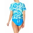 thumbnail image 2 of Time and Tru High Neck Nylon Spandex Rash Guard (Women's), 1 Count, 1 Pack, 2 of 3