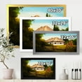 thumbnail image 4 of Designart 'House With Blossoming Flowers On The Mountain II' Traditional Framed Art Print, 4 of 4