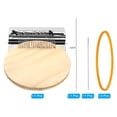 thumbnail image 3 of Uxcell 21 Hooks Mini Weaving Machines Kit, Metal Quickly Small Darning Weave Tool with Accessories, Style 1, 3 of 6