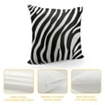 thumbnail image 4 of Nawypu Zebra Striped Printed Throw Pillow Covers Black and White Decorative Couch Pillow Covers Abstract Square Art Pillow Cases Home Decor for Sofa Bed, 4 of 5