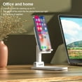 thumbnail image 3 of Langgg Phone Holder Height Adjustable Cellphone Cradle Bedroom Tablet Stand Plastic Reusable Lazy Hands-free Watching TV Bracket Yellow, 3 of 8