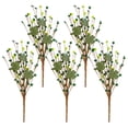 thumbnail image 4 of Adornos decorativos, regalos, decoraciones festivas. Colgante con esquejes simulados de San Patricio decorados con bayas verdes y flores artificiales., 4 of 9