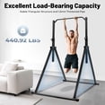thumbnail image 3 of Miumaeov Foldable Pull Up Bar Free Standing, Height Adjustable Pull Up Station 440LBS, Outdoor Pullup Bar for Home Gym, Freestanding Pull Up Bar Power Tower, Foldable Pull Up Bar Dip Station, 3 of 8