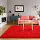 thumbnail image 3 of Alfombra BENRON Fluffy Red 150x240 cm para salón y dormitorio, 3 of 7