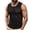 Black, variant on Men's Big and Tall Tank Tops Sleeveless Crewneck Mesh Shirts Casal Cycling Base Layer Breathable Undershirt