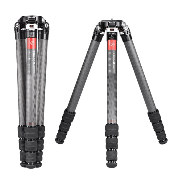 SUNWAYFOTO T3640CM Trépied en Fibre pour Caméra Vidéo Photographie Poids Trépied Extérieur Étanche, Charge de 66,0 Lb