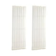 thumbnail image 1 of 2 Piezas De De Francesa Cortinas Opacas Cortina Blanca 25x72 '' / 64x183cm, 1 of 7
