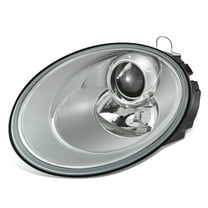DNA Motoring For 06-10 Volkswagen Beetle Driver Left Side Chrome Factory Style Headlight Lamp