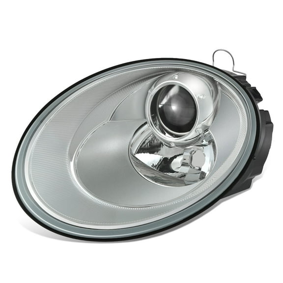 DNA Motoring For 06-10 Volkswagen Beetle Driver Left Side Chrome Factory Style Headlight Lamp