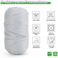 thumbnail image 2 of 200g Crochet Yarn for Crocheting,Thick Knitting Elastic Fabric Cloth T Shirt Yarn for Hand DIY Dolls Bags Basket Cushion Crocheting Projects, 2 of 4