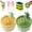 2pc-C, variant on Creative Cactus Sink Strainer, Self-Cleaning Cactus Sink Strainer Basket, Cactus Kitchen Sink Drain Strainer, Press Automatic Dumping Basket, Kitchen Sink Waste Collector Filter (2pc-C)