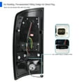 thumbnail image 4 of Spec-D Tuning Black LED Tail Lights Compatible with 2007-2008 Dodge Ram 1500, 2007-2009 Dodge Ram 2500/3500, Left + Right Pair Assembly, 4 of 5