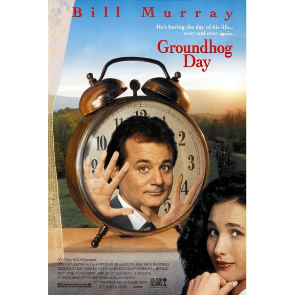 Best Posters Groundhog Day Movie Poster 11Inx17In Mini Poster 11x17 Poster Color Category: Multi, Unframed, Ages: Adults, Rectangle