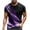 Purple, variant on Fuwddey T-Shirts For Men Printing Short Sleeve Crewneck Breathable Casual Fitness Sports Summer Everyday Wear