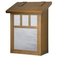 thumbnail image 1 of Americas Finest Lighting AF-3031-WB-WW Double T Verical Mailbox, Wispy White - Warm Brass, 1 of 1