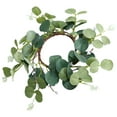 thumbnail image 4 of KALLORY Artificial Leaves Candle Wreath Ring for Decoration Multi Synthetic Material 6 Inch, 4 of 10