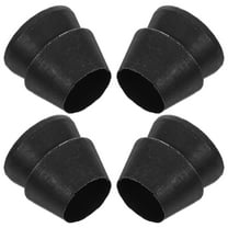 HOMEMAXS 4pcs Reinforced Round Handle Axe Wedges Polished Steel Kit for Durable Carpentry Maintenance Safety Tools