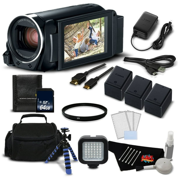 Canon VIXIA HF R800 Camcorder (Black) Full HD 1080p Gold Level Bundle