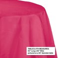thumbnail image 2 of 12/Case Bulk Hot Magenta Round Paper Table Covers 82 inch, 2 of 3