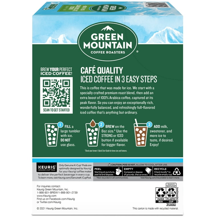 Green Mountain Coffee Roasters Brew Over Ice Dark Chocolate