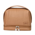 thumbnail image 2 of Bolsa de maquillaje de cuero PU, bolsa de almacenamiento de cosméticos, bolsa de aseo de viaje portátil para Café Yuyangstore Neceser de viaje, 2 of 8