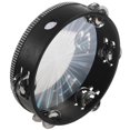 thumbnail image 5 of 2X Tambourine Handheld Drums 8-Inch Double Jingle Sound Reflective Tambourine Musical Instrument Children KTV Party, 5 of 5