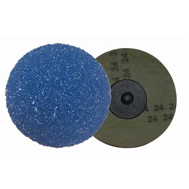 Discos de desbaste Shark de zirconia de 7,5 cm, paquete de 25, grano 24