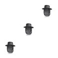 thumbnail image 2 of Eigraketly Sombrero de pescador de poliéster para hombre, portátil, plegable, elegante, ajustable, a prueba de viento, para acampar, senderismo, Type1 NO1, 2 of 6
