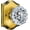 Antique Brass-Rosette, variant on 3 Pack Glass Crystal Door Knobs Interior, Vintage Brass Crystal Door Knobs with Lock for Privacy Use, Antique Crystal Glass Doorknobs for Bedroom Bathroom Interior Doors