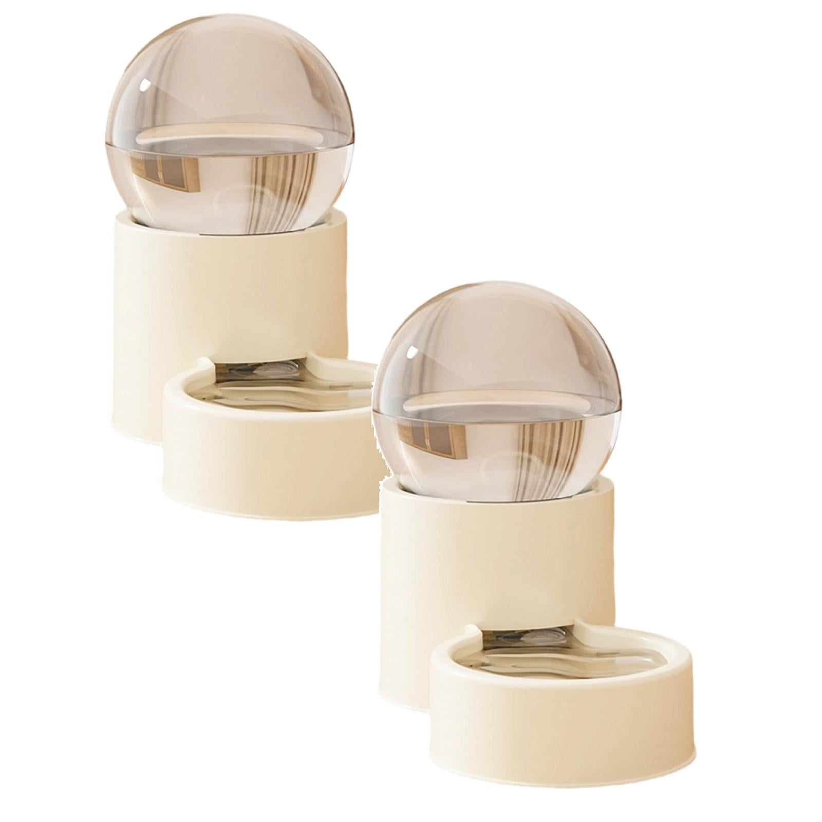 2Pcs Gravity Automatic Cat Feeder Water Dispenser Combo Pet Food Water Station For Cats And Small Puppies 2026 Food Grade Safe Material